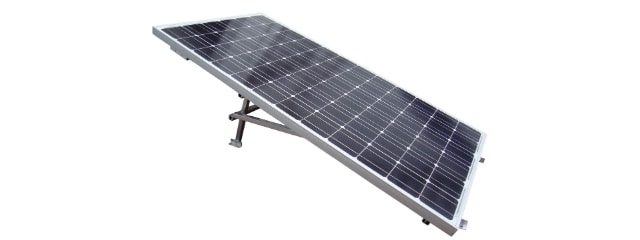 Ejemplo de panel fotovoltaico monocristalino